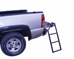 Traxion Universal Black Steel Tailgate Ladder - Click Image to Close